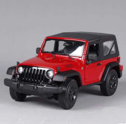 Maisto 1:18 JEEP WRANGLER RUBICON SUV литая под давлением модель автомобиля игрушка для ребенка подарок на день рождения оригинальная коробка - Цвет: A