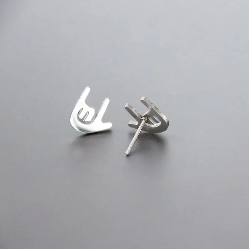 Серьги в форме пальм 1 пара минималистичные серьги из нержавеющей стали с