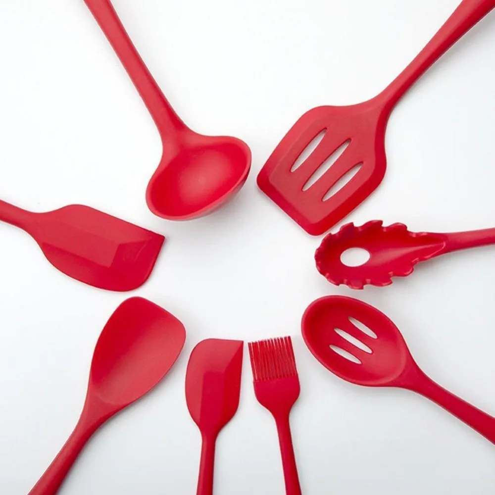 10 шт./компл. термостойкая силиконовая кухонная утварь шпатель антипригарный