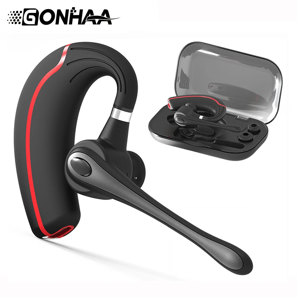 Беспроводная Bluetooth гарнитура стерео наушники HD микрофон шумоподавление Бизнес