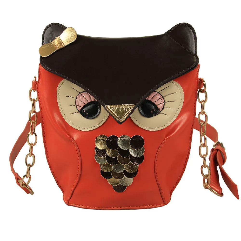 2018 Новое прибытие мультфильм сумка Сова Сумки на плечо для отдыха Для женщин