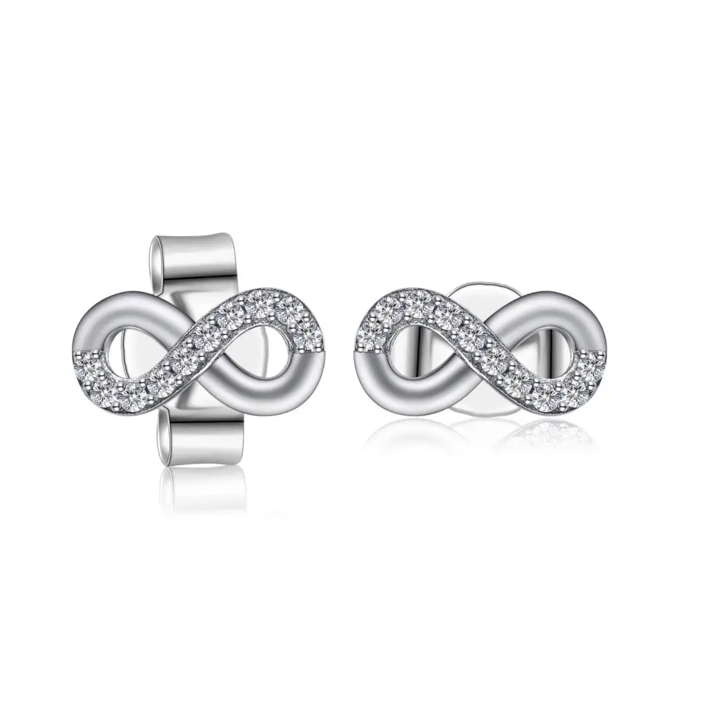 Jewelrypalace 925 стерлингового серебра Infinite Для женщин серьги 2018 Мода для best ювелирные