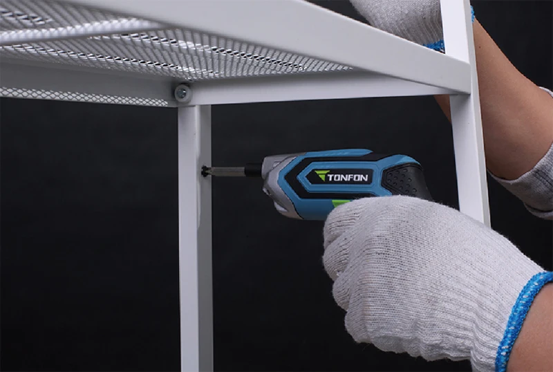 Tonfon 3,6 V Беспроводная электрическая отвертка USB Перезаряжаемый шуруповерт светодиодный шуруповерт с винтовыми битами