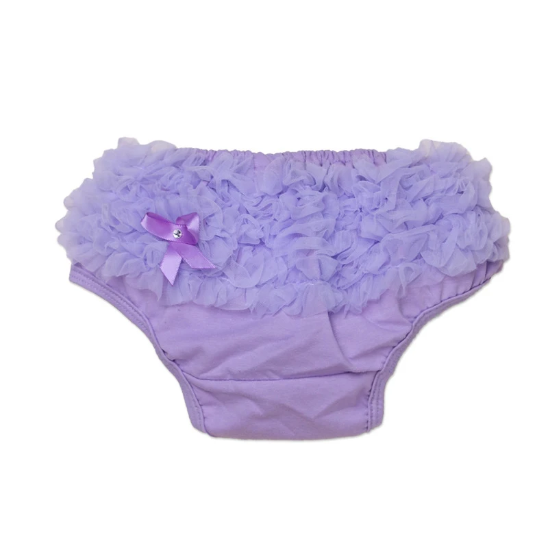 15 Colors Baby Cotton Bloomers Ruffled Panties Baby Girl Diaper Coves Infant Toddle Tutu Short PP Solid Silicone Reborn Bloomers images - 6