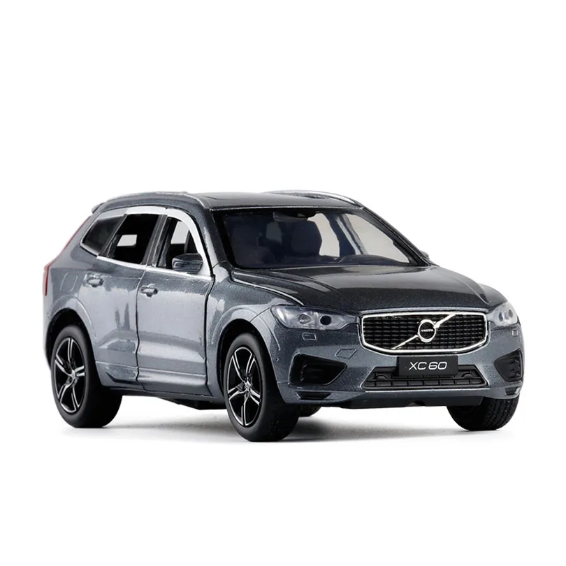 Новая модель 1/32 XC60 имитация внедорожника модель 6 открытые двери, звук и свет функция эха игрушечный автомобиль детская коллекция
