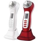 Гальванический спа-ионный светодиодный светильник фотонный 3 МГц ультразвуковой микротоковый Массажер для ухода за кожей лица Глубокая очистка лица лифтинг устройство красоты