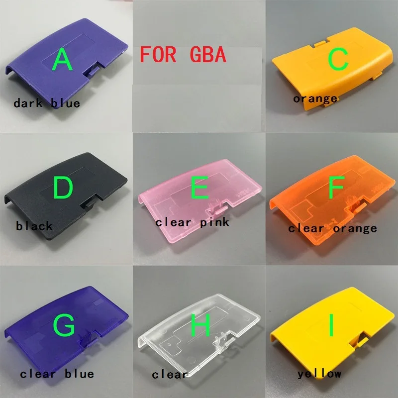 FZQWEG запасная крышка для аккумулятора дверная оболочка Nintendo Gameboy Advance GBA задняя