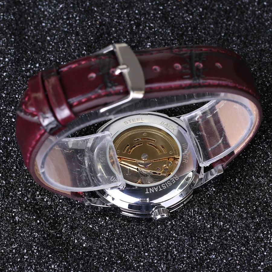 Мужские механические Автоматические часы Winner классические в китайском стиле с