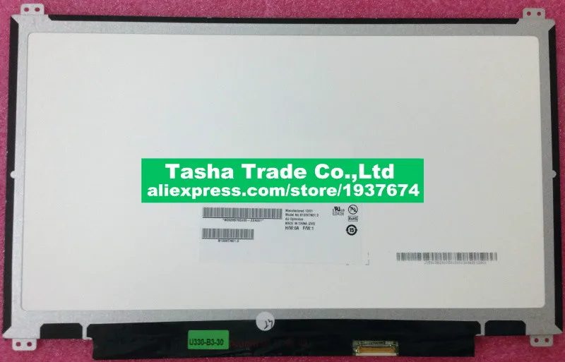 

B133XTN01.3 ЖК-дисплей для ноутбука светодиодный экран 1366*768 вверх и вниз винтовые отверстия оригинальный новый без битых пикселей идеальный экр...