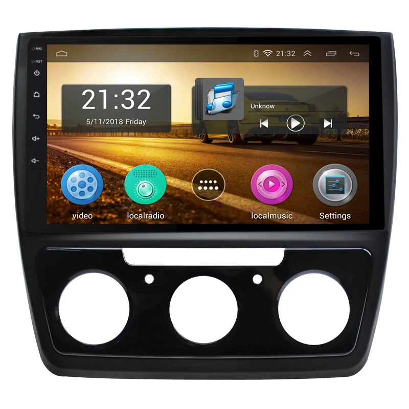 10 1 &quot2.5D ips экран dvd плеер gps для MQB Skoda Yeti 2016 2017 Аудио автомобилей Радио Стерео