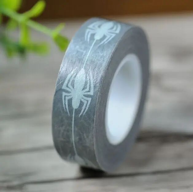 Новинка 1 шт. декоративная лента для скрапбукинга с изображением пауков 15 мм * м