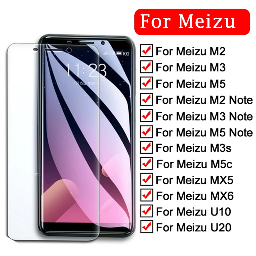 Защитное стекло для meizu m5 note maisie mx6 m5c m3s m2 m3 m6 u10 u20 mx5 защитная пленка экрана m 2 5c 3 5 6
