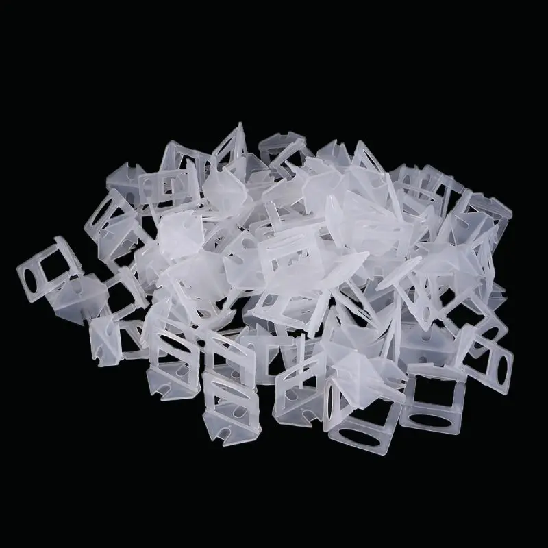 

Plastic Ceramic Tile Leveling System Tile Leveler 100 Clips+100 Wedges Tiling Flooring Tools Wedges Clips qiang