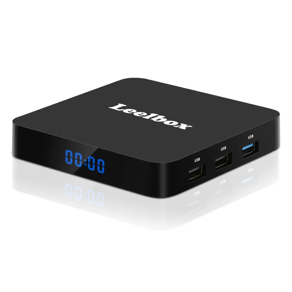 Leelbox новая ТВ-приставка Android 8 1 с голосовой Управление Rockchip RK3328 1080 P 4 К H.265 2 г/5 г