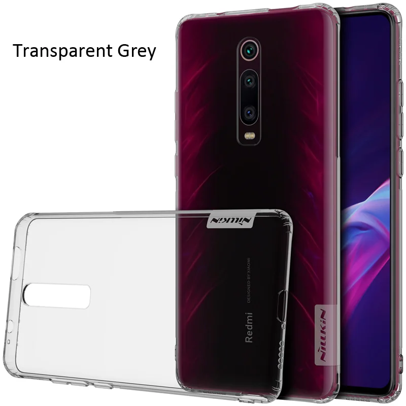 Transparent Grey Прозрачный чехол Nillkin для Xiao mi Red mi K20 Pro mi 9T Pro из мягкого ТПУ - Цвет: Transparent Grey