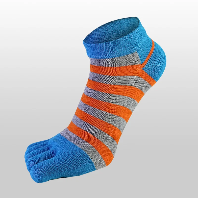 5 пар/лот летние мужские носки хлопковые дышащие с пятью пальцами для мальчиков