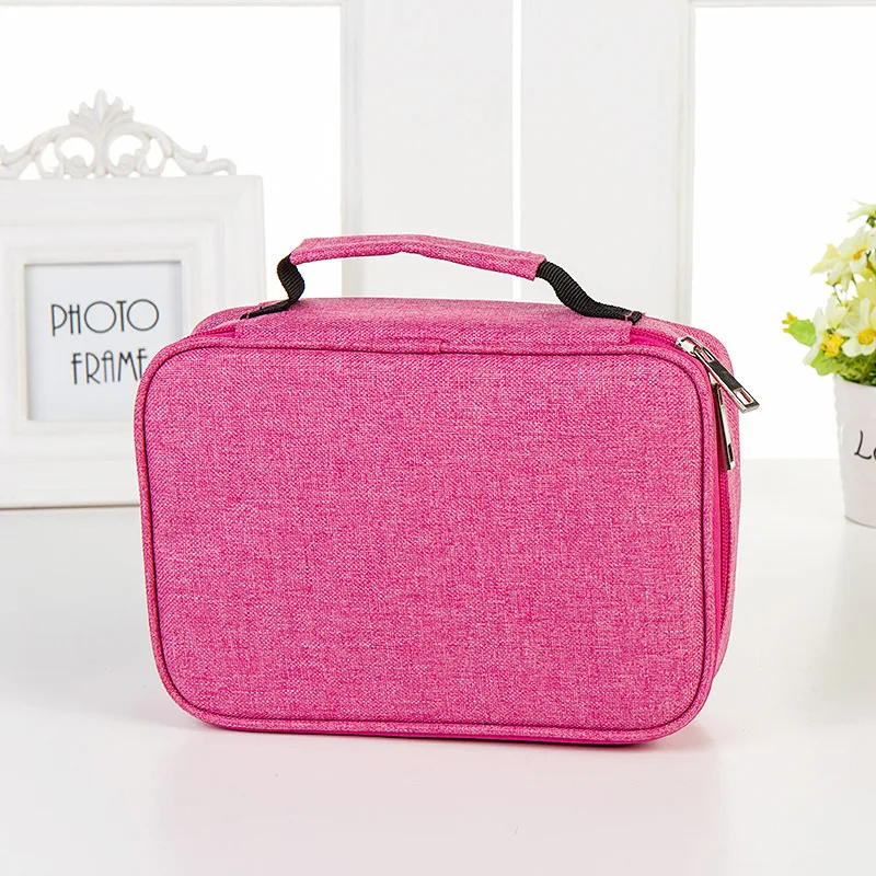 Большой пенал из ткани Оксфорд с 72 отверстиями для карандашей|pencil case|astuccio scuolapencil