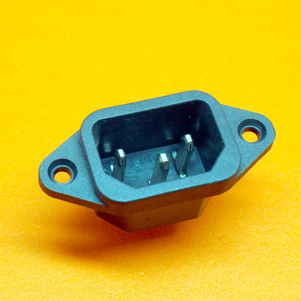 1 шт. новинка Лидер продаж черная розетка с 3 контактами IEC320 C14 входная переменного