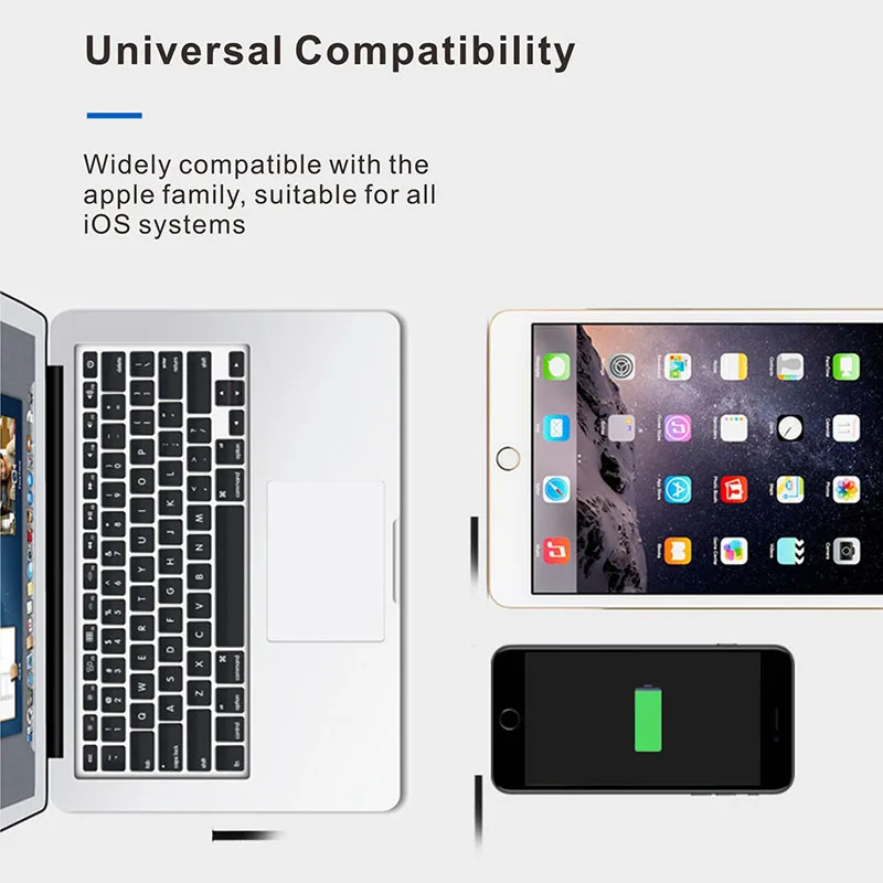 Usb кабель для iPhone X 8 7 6 5 Plus быстрой зарядки iPad Mini мобильный телефон зарядное