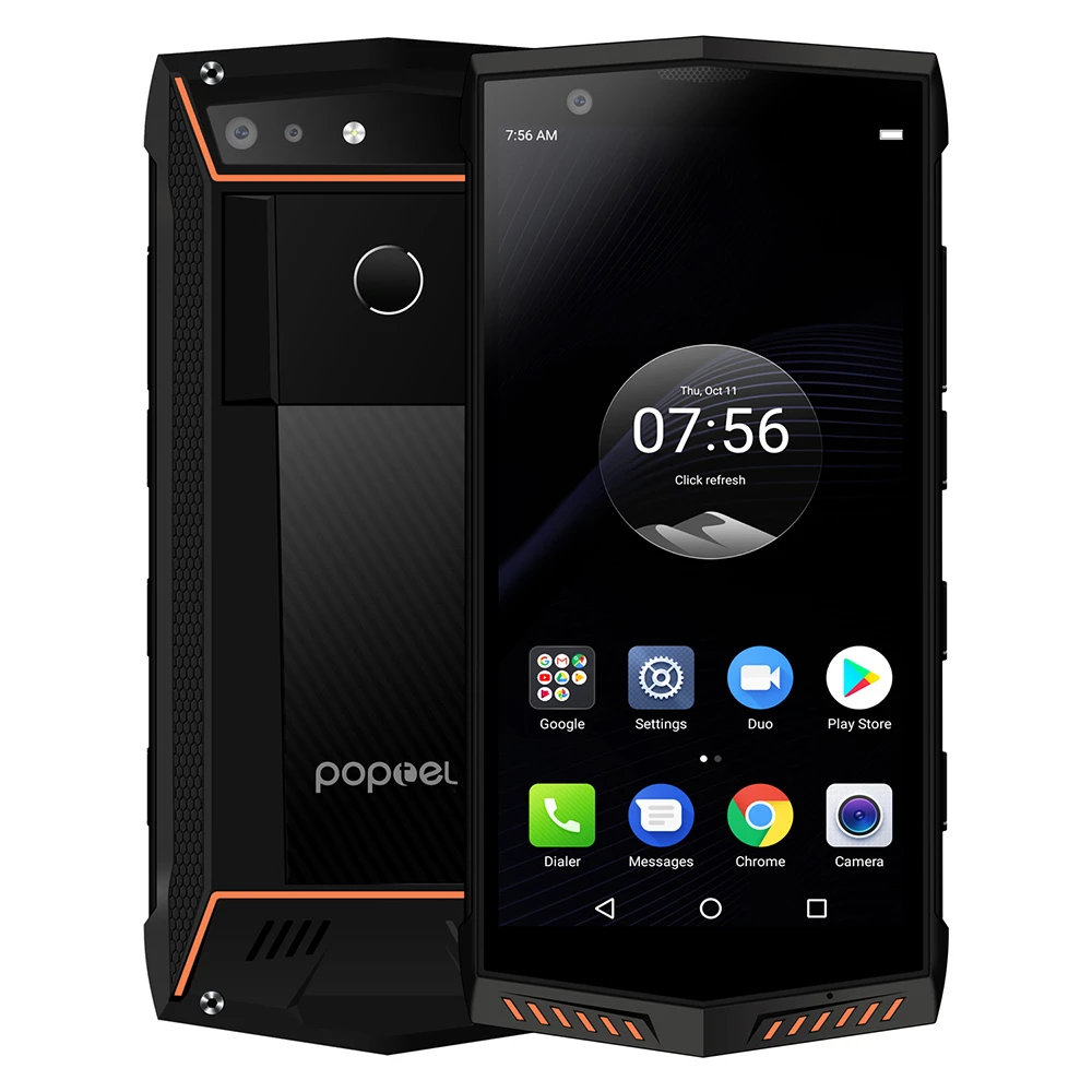 Poptel P60 смартфон с 5 7 дюймовым дисплеем ОЗУ 6 ГБ ПЗУ 128 4G 5000 мАч 16 МП|Смартфоны| |