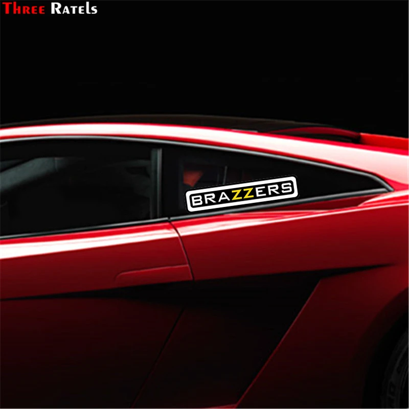 Three Ratels TZ-1384 4.9*22.5см прикольные полноцветные наклейки на авто brazzers большая наклейка на лобовое стекло наклейка для авто