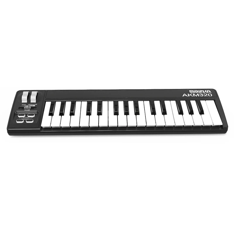 MIDIPLUS AKM320 миди клавиатуры пианино и барабанные колодки MIDI Контроллер 32-ключ мини ключ usb клавиатура