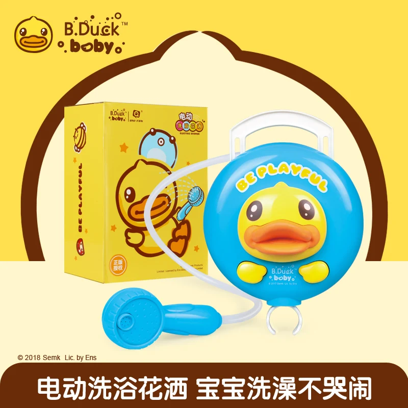 B. утка Электрический Baby Shower BD008 детские игрушки для ванной воды брызгающая