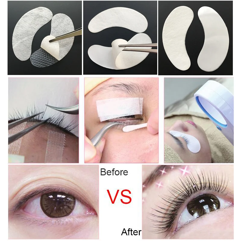 

New 300 Pairs Under Eye Pads Stickers Patches Eyelash Extension Eye Lash Paper Patches Application Make Up Tools