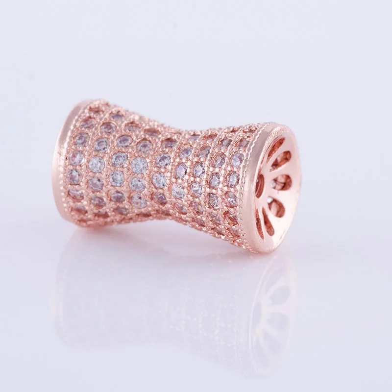 Высокое качество талии барабаны форма дизайн микро проложить CZ горный хрусталь