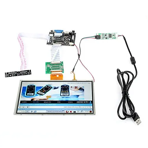Плата драйвера цифрового ЖК экрана 9 дюймов HDMI/VGA с сенсорным экраном для