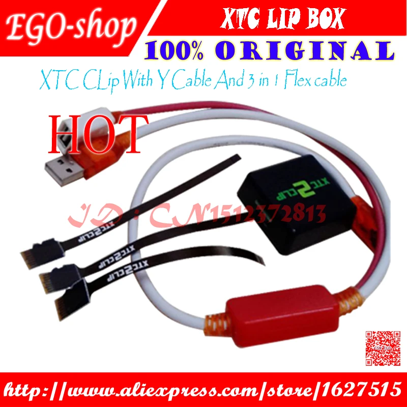 Gsmjustoncct новейшая версия 100% оригинал Xtc 2 клип коробка с Y гибким кабелем 3 в 1|box box|box