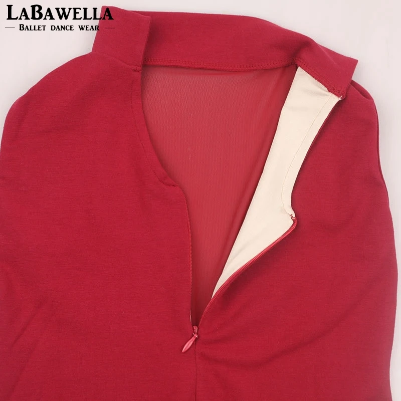 Балерины для девочек балетные трико взрослых с воротником-хомутом на молнии