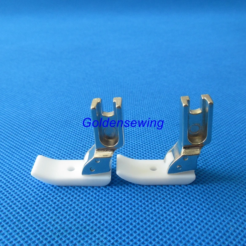 2 RIGHT &amp LEFT Non-stick coating HINGED PIPING CORDING FOOT for JUKI DDL-8500 8700 5550 8300 SINGER CONSEW | Дом и сад