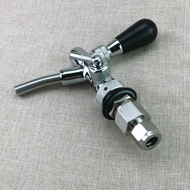 Пивной кран и регулируемый с хромированным покрытием пивной домашний 1/2