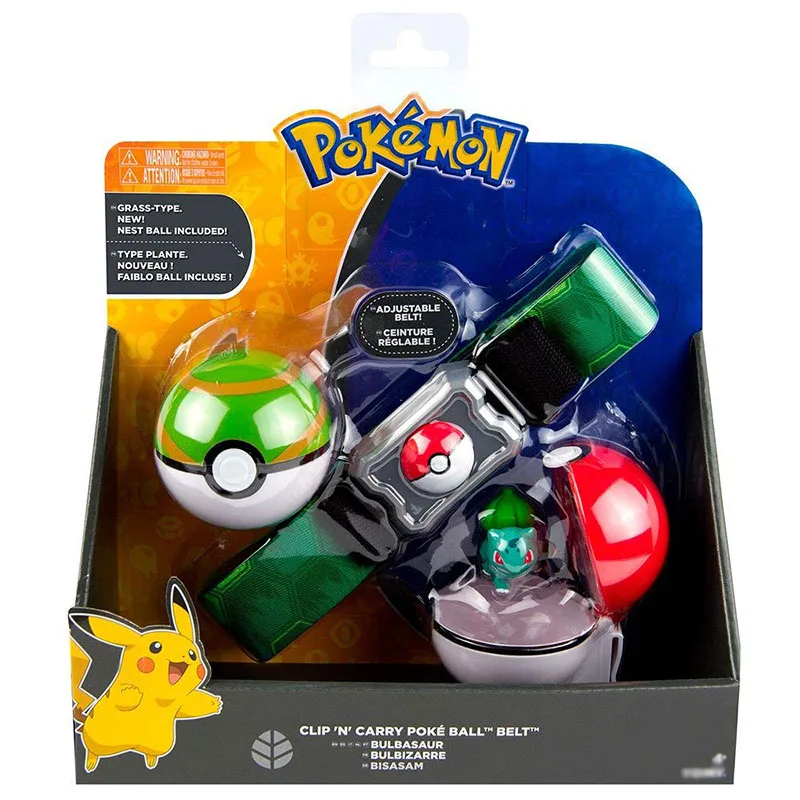 Аниме Пикачу Покемон Клип n Carry Poke Ball Пояс Костюм Косплей