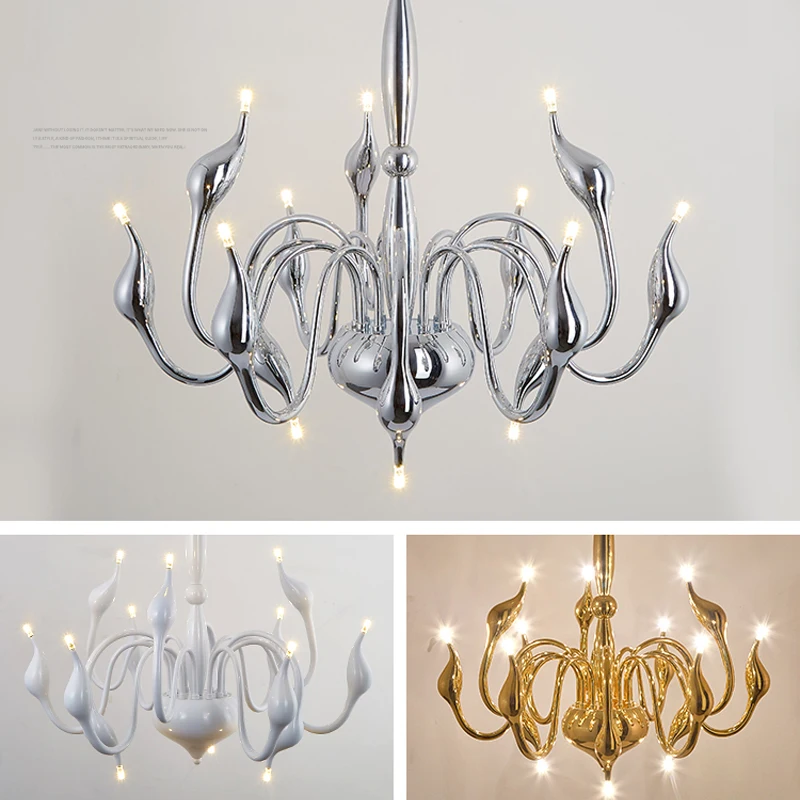 

LONKOEY LED люстра Лебедь 6 голов