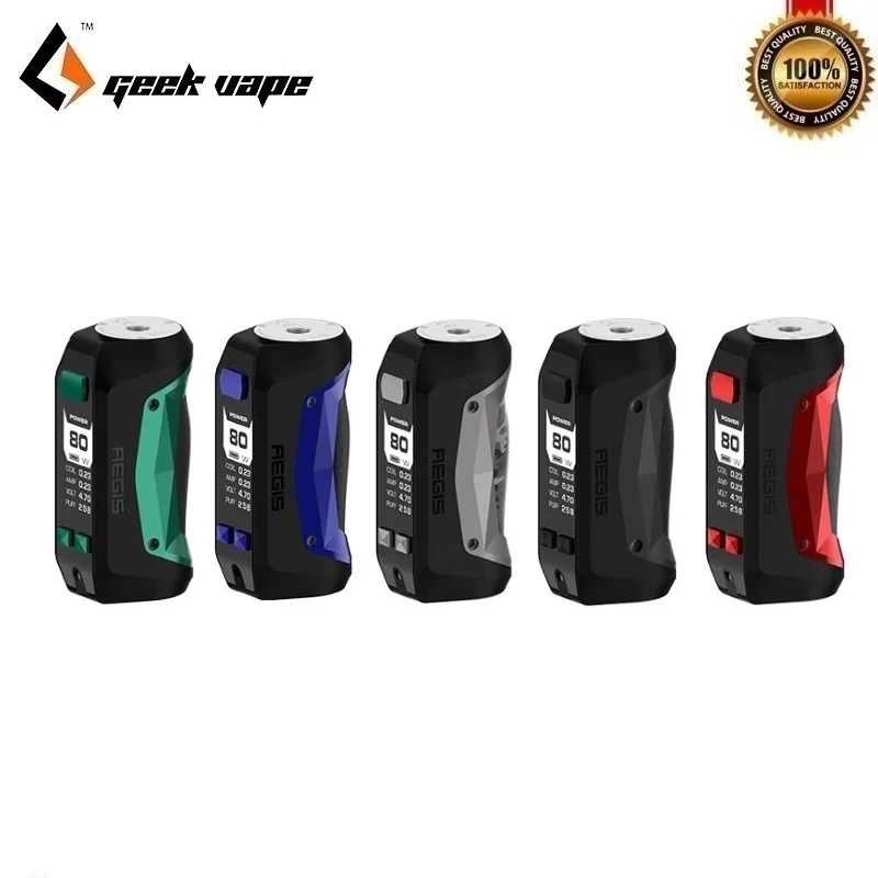 Оригинальный бокс-мод Geekvape Aegis Mini 80 Вт подходит для испарителя Cerberus со встроенной