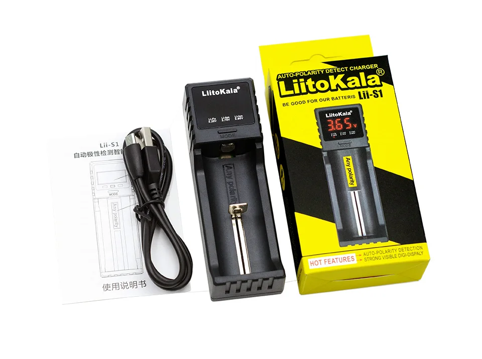 Соединитель флейта Lii100 202 S1 наборы лестничных лестниц 1 2 в 3 7 85 В AA / AAA 26650 18350 14500 16340