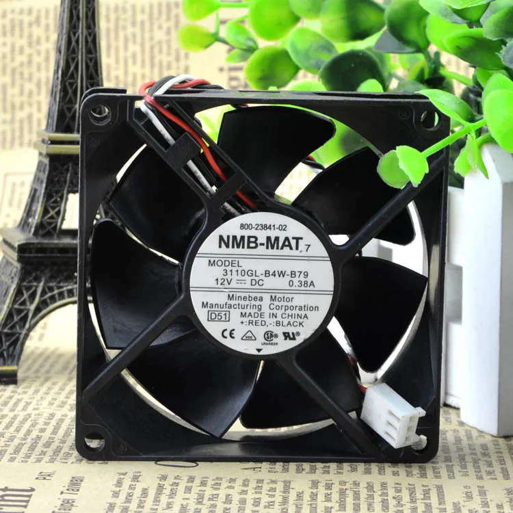 Оригинальный NMB 8025 8 см 80 мм 3110KL 04W B79 для коммутатора cisco 2851 2821 12 В постоянного тока 0
