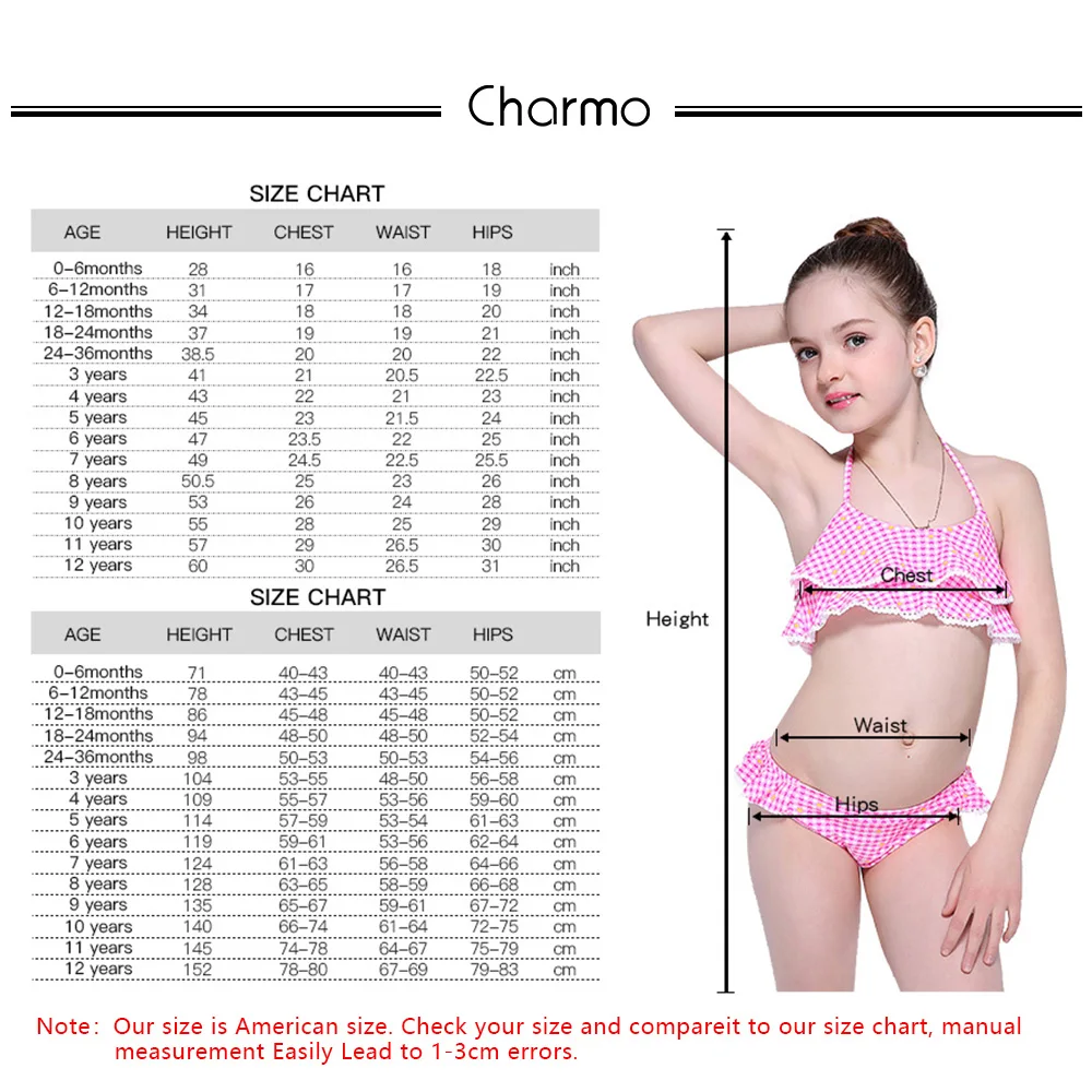 Charmo/цельные купальники для маленьких девочек купальный костюм в полоску с