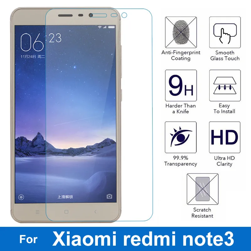 Пленка из закаленного стекла для Xiaomi Hongmi note3 redmi note 3 red rice|tempered glass film|glass filmlcd screen