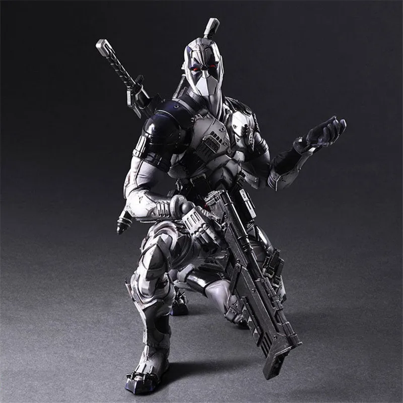 PLAY ARTS 26 см Western Animiation Super Hero Deadpool оригинальные шарниры подвижные ПВХ Фигурки