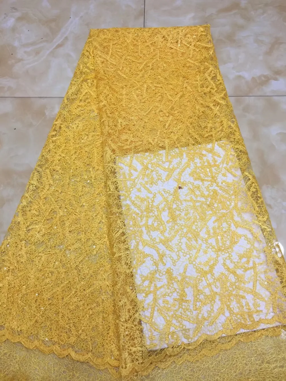 Nigerian Embroidery Latest tulle mesh fabric fashion lace with pearls best quality for party dress TS7365 | Дом и сад