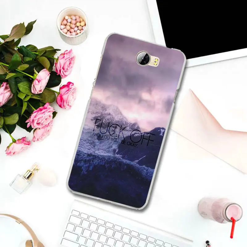 Мягкий чехол для телефона из ТПУ Huawei P8 P9 P10 P20 P30 Mate 10 Lite Pro Y3 Y5 Y6 II Honor 7 Smart позитивные