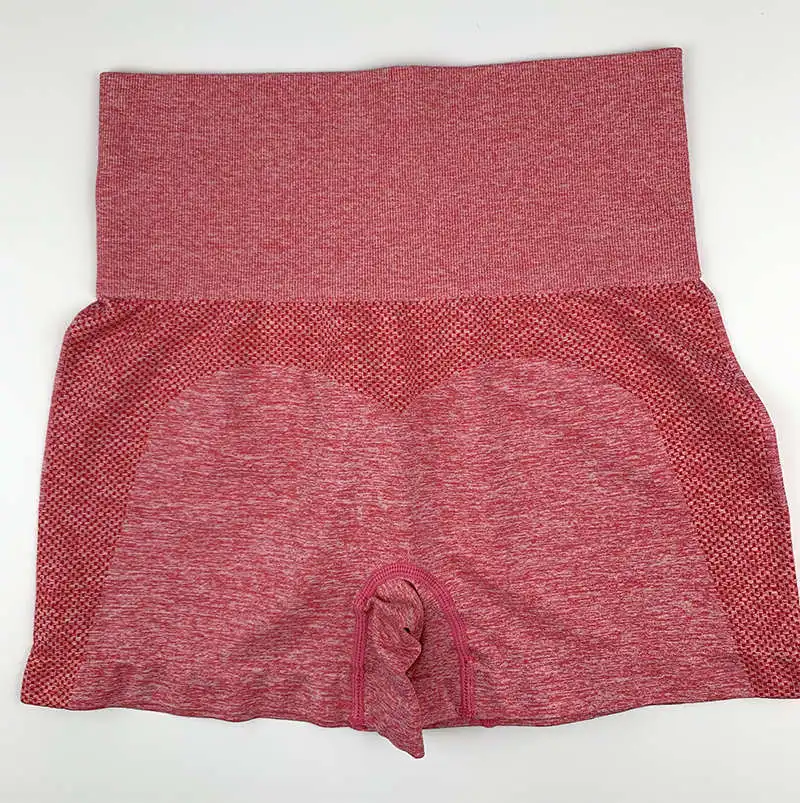 red Peeli Booty бесшовные шорты для женщин, пуш-ап, шорты для йоги, одежда для фитнеса, высокая талия, шорты для тренажерного зала, резинки, ягодицы, бесшовные леггинсы, Femme - Цвет: red