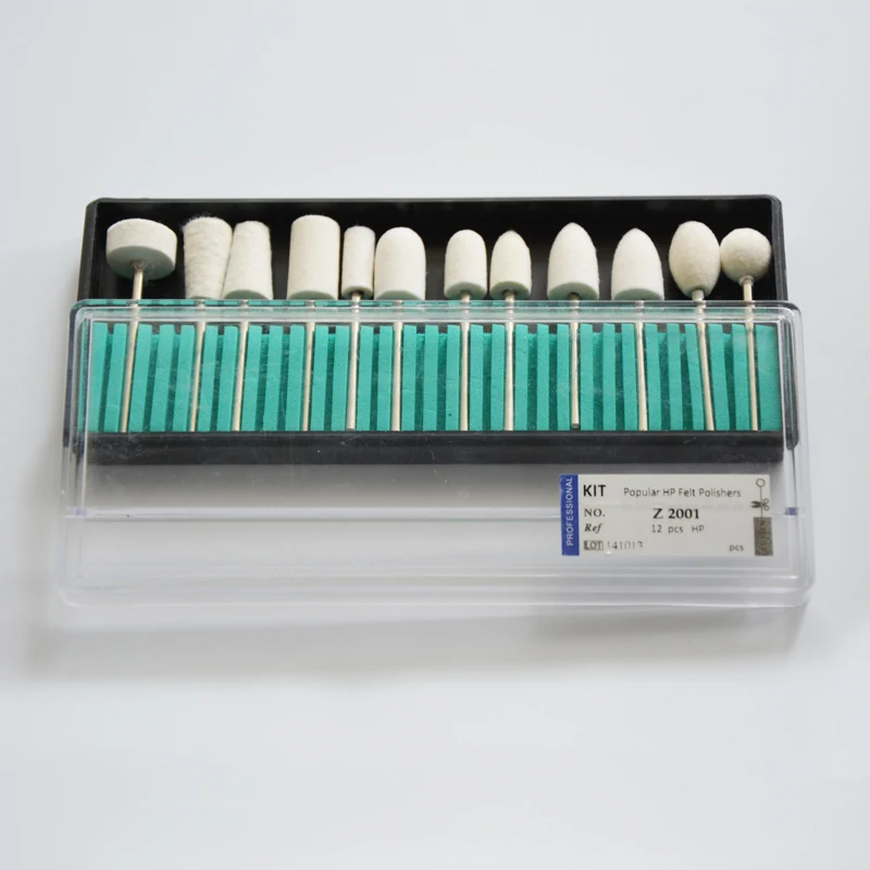 

2boxes Dental adhesive Felt polishing burs jewellery stone dental grinding burs for denture lab