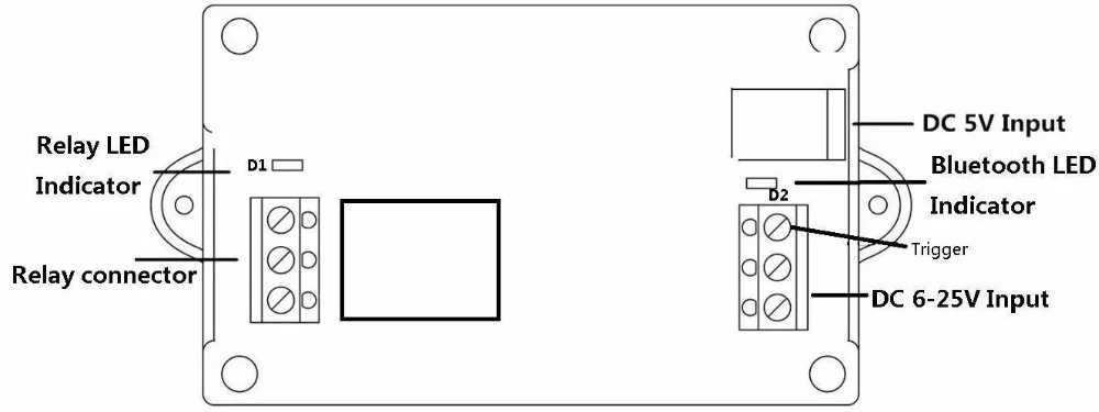 Релейный модуль с Bluetooth и мобильным приложением для телефона переключатель