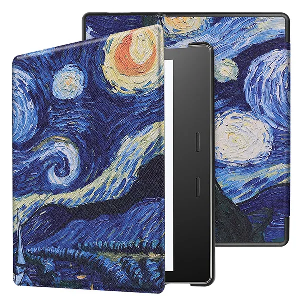 Модное платье с принтом чехол для / Amazon Kindle Oasis 2/3 раскладной стенд для чтения электронных книг 7,0 защитный чехол+ Защитная пленка для экрана - Цвет: KO2 SY XK