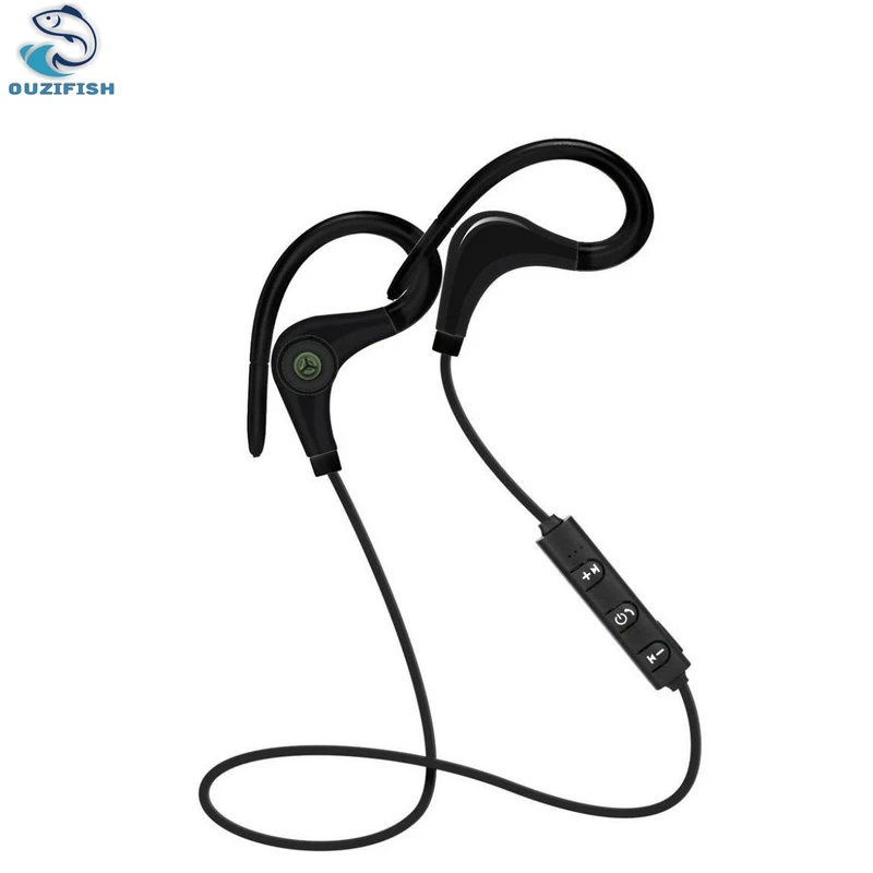 Ouzifish Bluetooth наушники с микрофоном Беспроводной Наушники Спорт Бег бас bluetooth