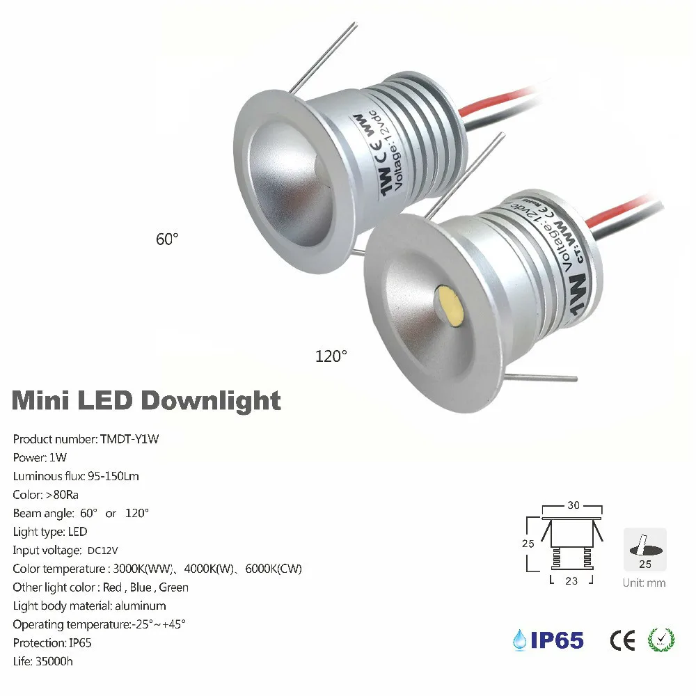 9 шт. Светодиодный точечный светильник 25 мм 12 в пост. Тока|led spot 25mm|1w mini ledmini led 1w |